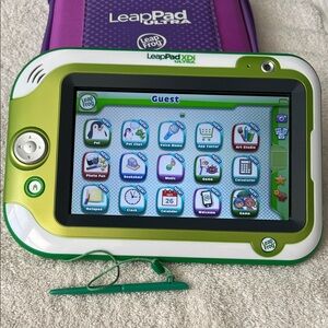 LeapFrog LeapPad Ultra XDi Green Tablet with Purple Case